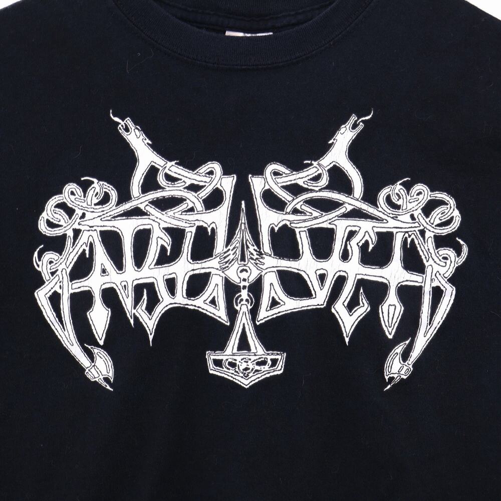 Enslaved Band T Shirt Youth Large Black Metal Viking Metal Gildan Heavy Cotton - Picture 3 of 6